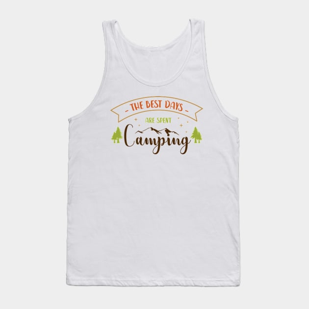 Motivational Camping Tank Top by Hashop